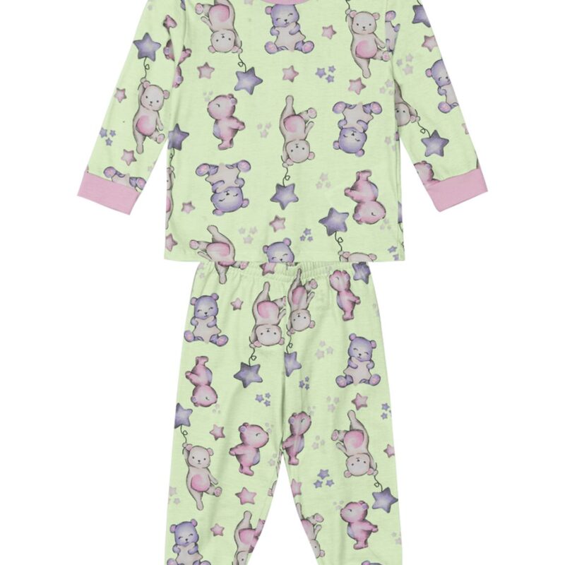 Pijama Infantil Menina em Malha
