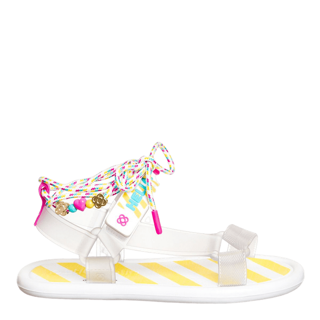 Sandália Translucido/Branco Hello Kitty