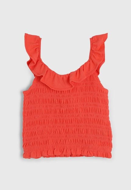 produtoBlusa GAP Babado Laranja