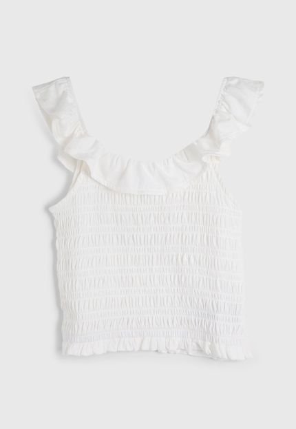 produtoBlusa GAP Babado Off-White