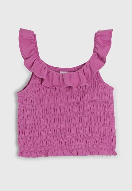 produtoBlusa GAP Babado Rosa