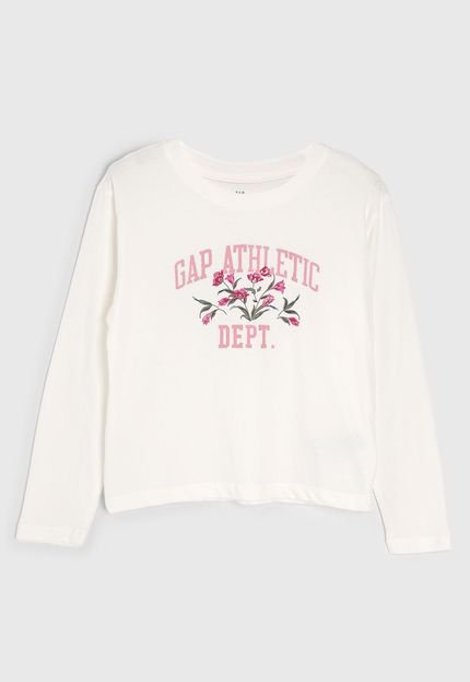 produtoBlusa GAP Logo Off-White