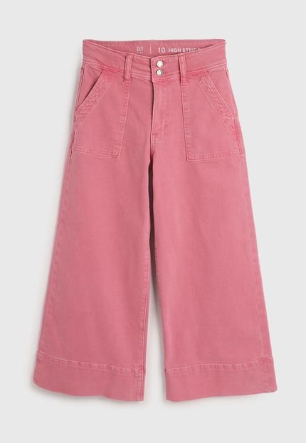 produtoCalça Jeans GAP Pantalona Rosa