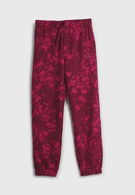 produtoCalça de Moletom GAP Floral Rosa