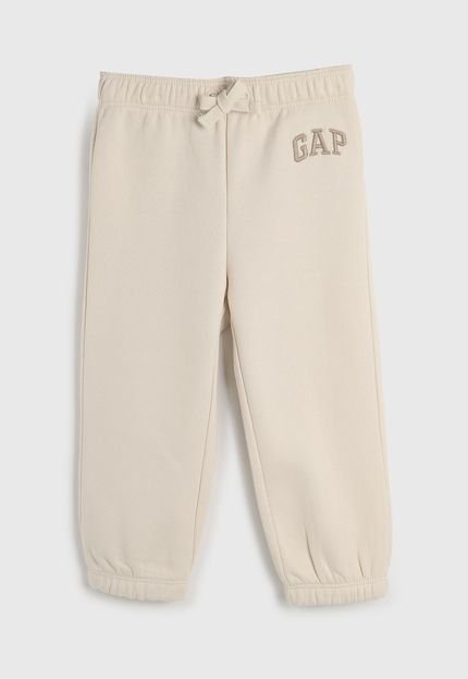 produtoCalça de Moletom GAP Logo Bege