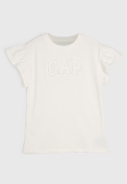 produtoCamiseta GAP Bordado Off-White