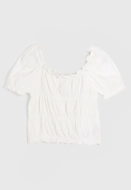 produtoCamiseta GAP Ciganinha Off-White