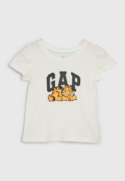 produtoCamiseta GAP Garfield Off-White