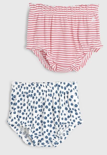 produtoKit Short 2pçs GAP Full Print Vermelho