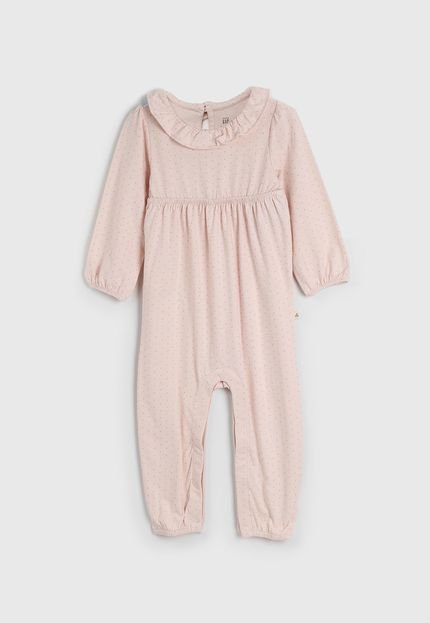 produtoMacacão Infantil GAP Babado Nude