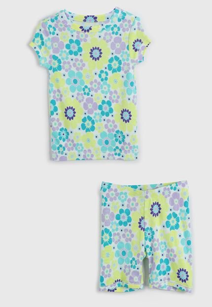 produtoPijama Infantil GAP Curto Full Print Verde