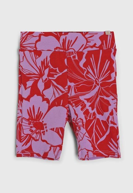 produtoShort GAP Floral Lilás