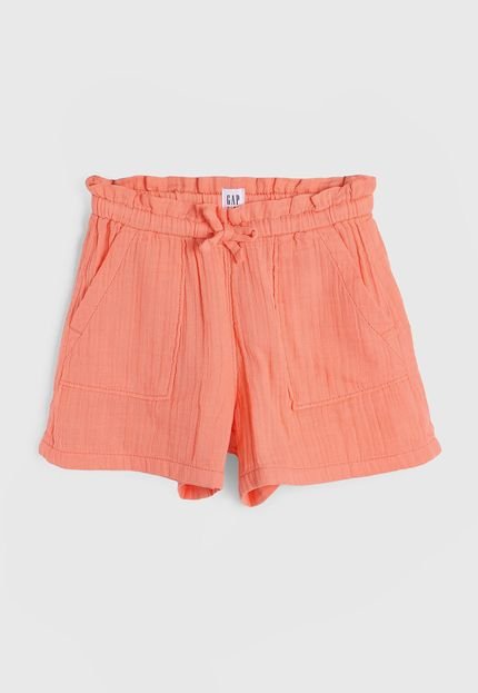 produtoShort GAP Textturizado Coral