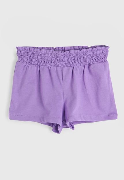 produtoShort Infantil GAP Franzido Roxo