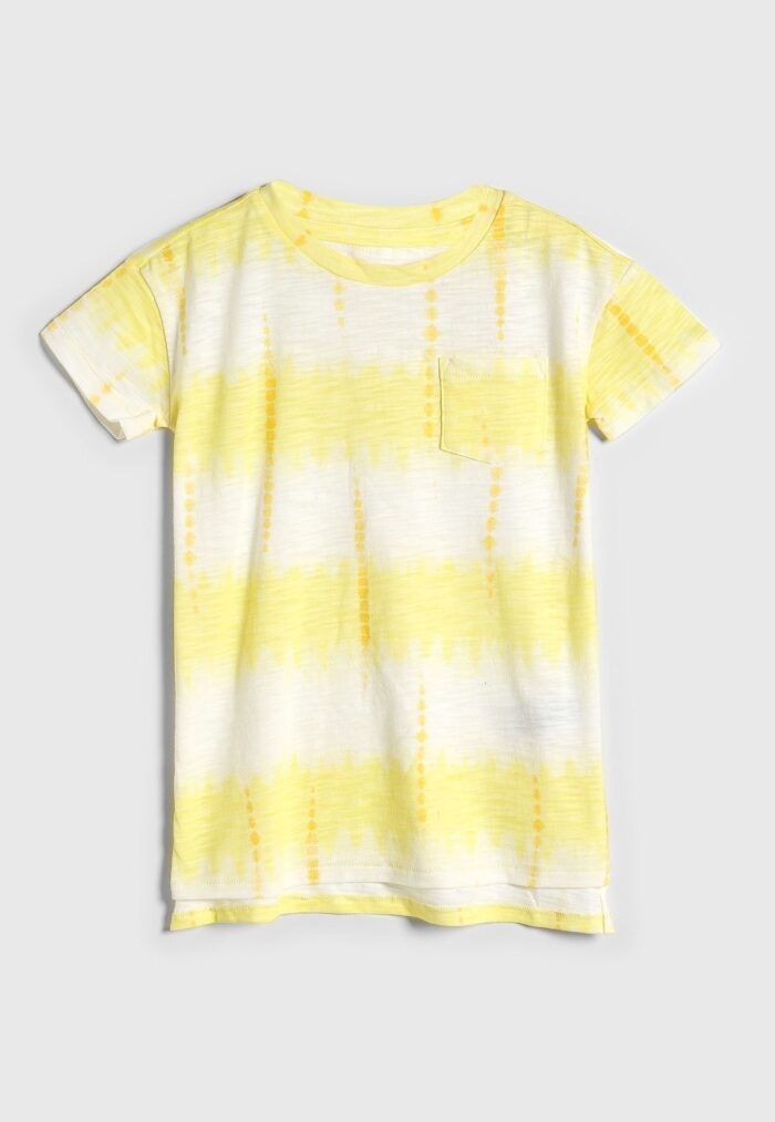 Vestido Infantil GAP Tie Dye Amarela