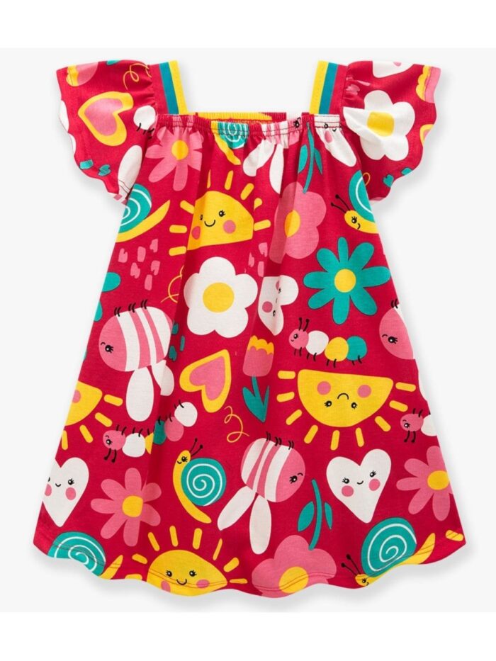 Vestido Infantil Menina Kyly Vermelho