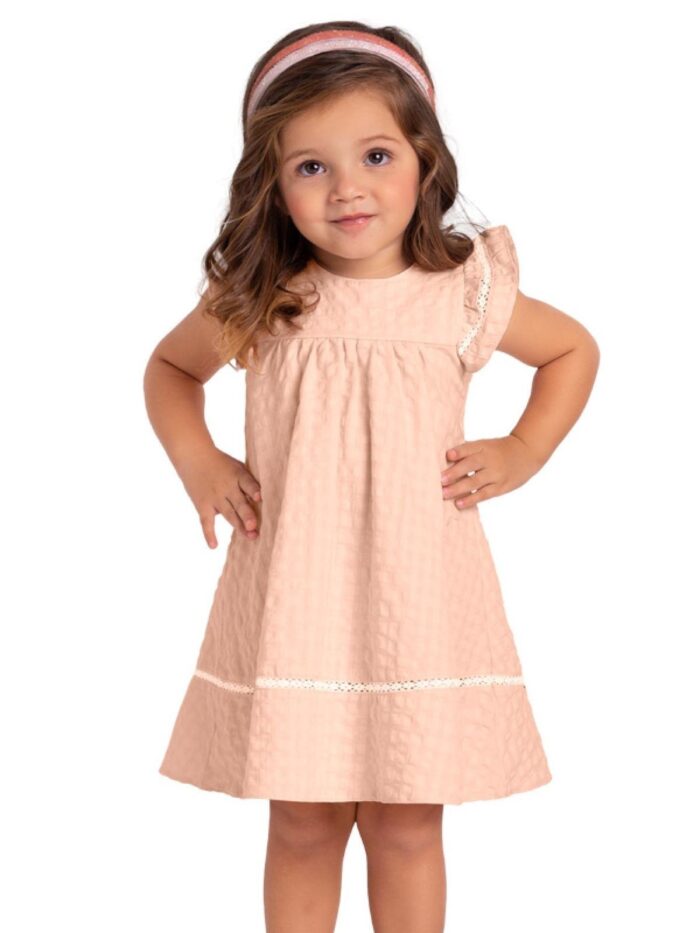 Vestido Infantil Milon Laranja