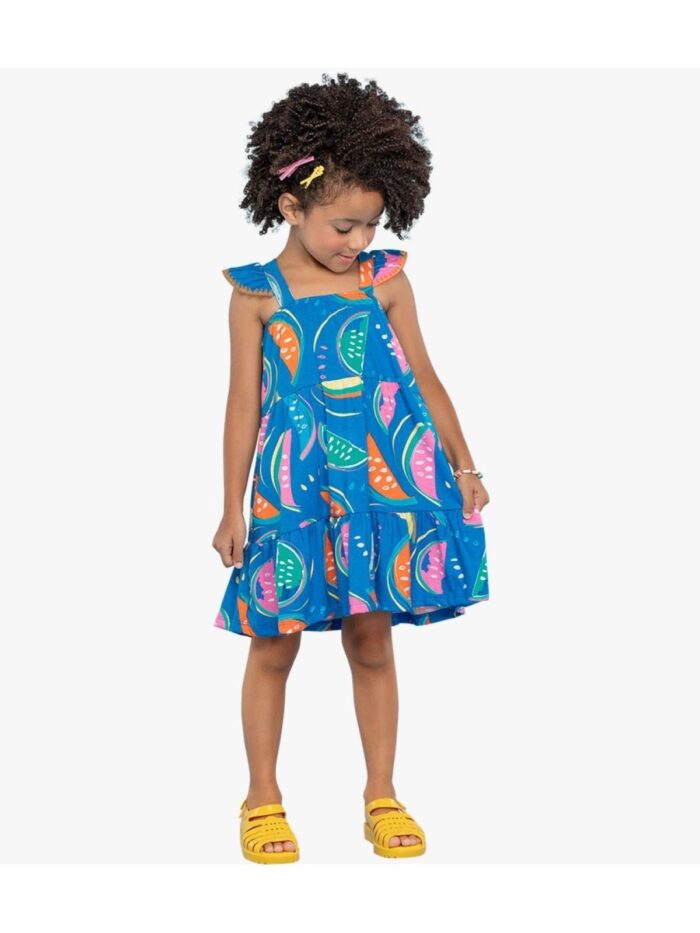 Vestido Infantil Nanai Azul